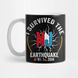 Vintage I Survived The NJ Earthquake April 5th, 2024 Mug